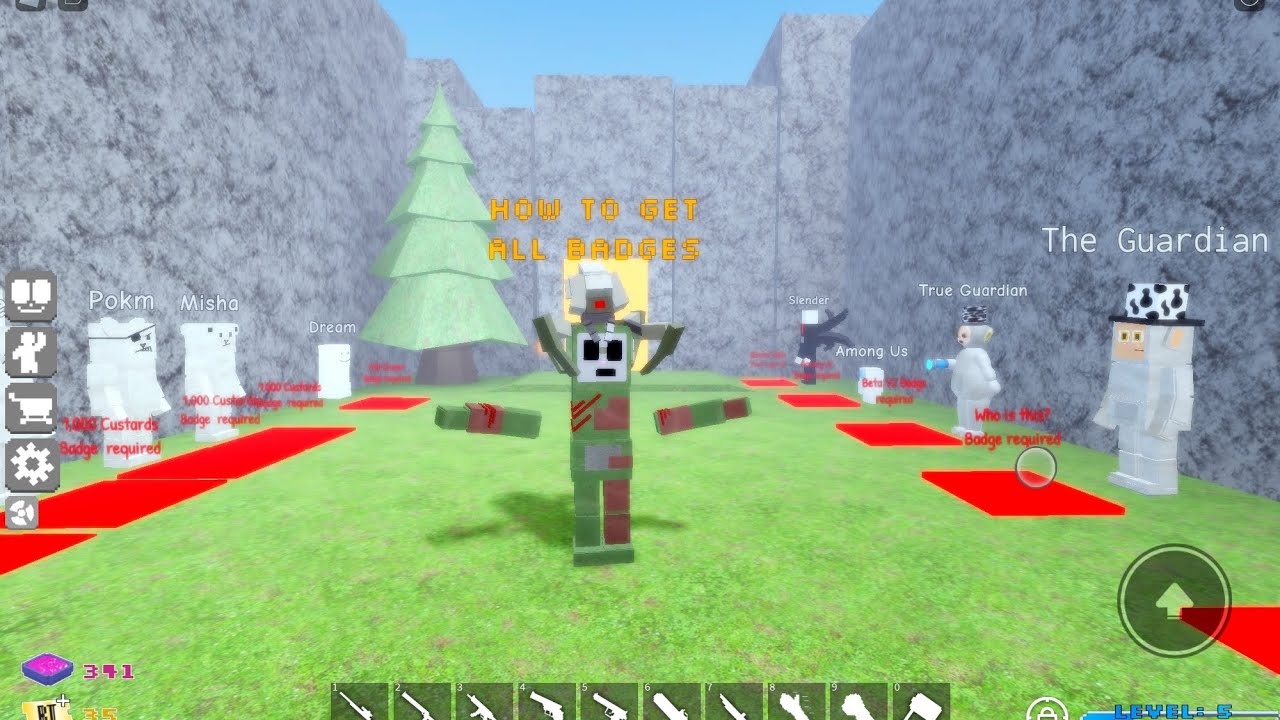 how to get all badges pt1 (blockytubbies) - YouTube