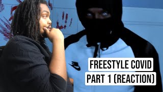 FRENCH RAP REACTION Menace Santana - Freestyle covid (Part.1)