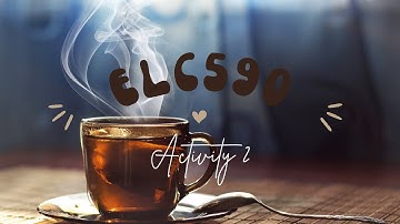 ELC590 ACTIVITY 2 : PRESENTATION OF MOCK INFORMATIVE SPEECH