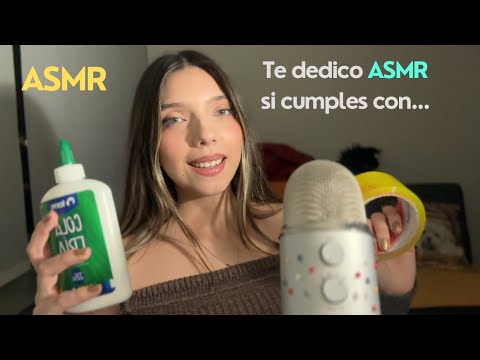Te dedico sonidos SOLO si cumples con estas CARACTERÍSTICAS- Nivel Intermedio, Parte 2| ASMR