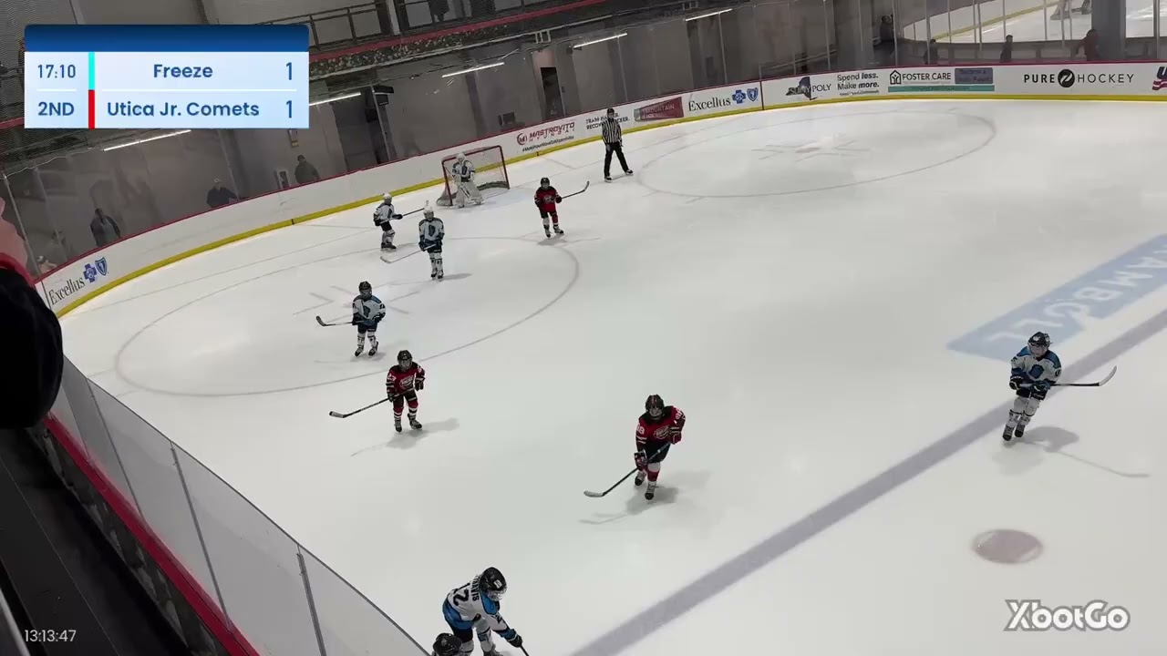 Freeze 10u Vs. Utica Jr. Comets 1-24 Nickel City Hockey Utica Comets Cup