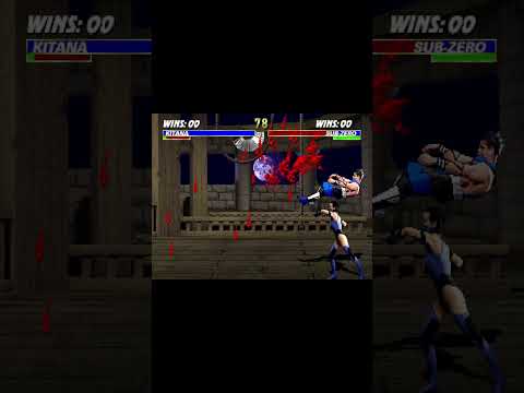 UMK3 Kitana 100% Combo -  Triple Fan #umk3 #retro #gaming #games #arcadegame #mortal #kombat #mk3
