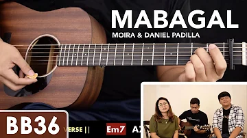 Mabagal - Daniel Padilla & Moira dela Torre Guitar Tutorial