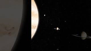Jupiter to Saturn travel #space #travel #planet #asmr #earth #nightsky #universe
