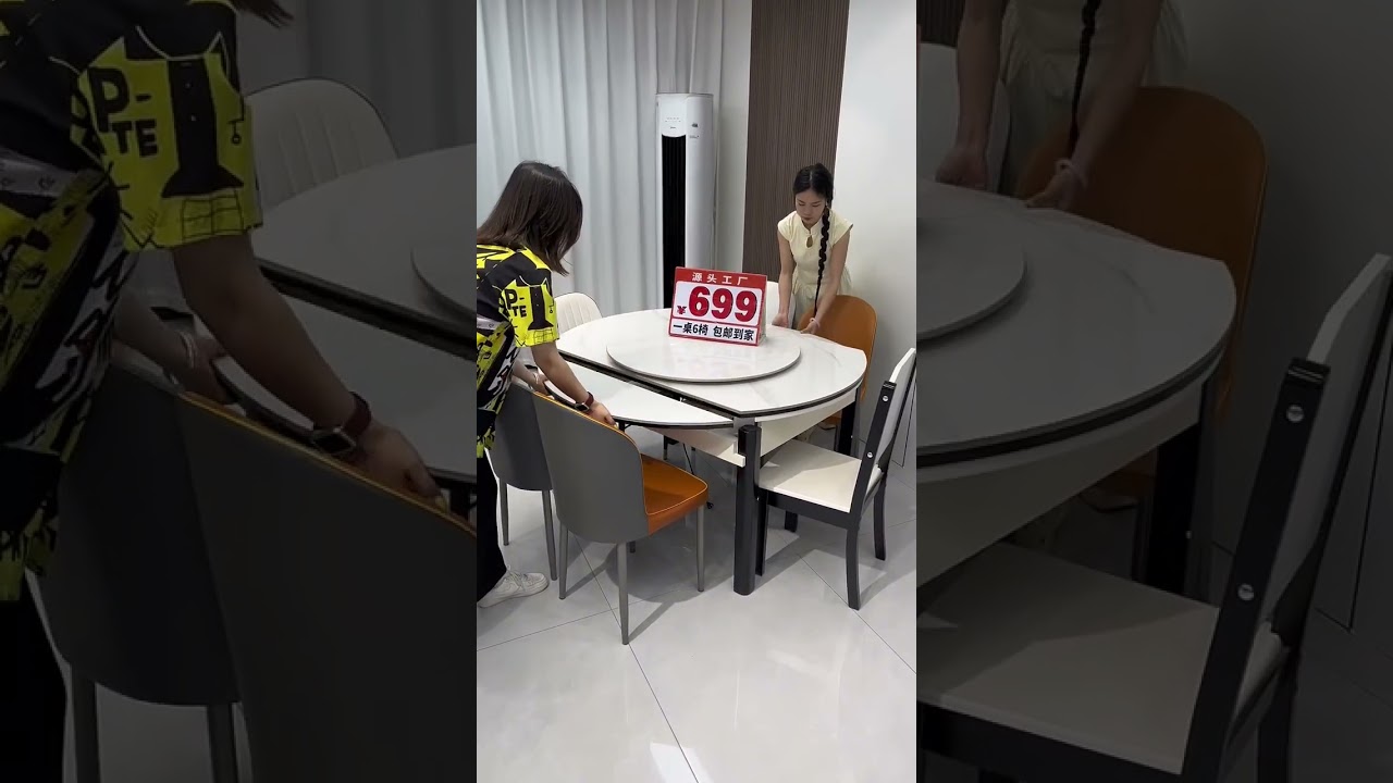 Without further ado, a table with six chairs only costs three figures!