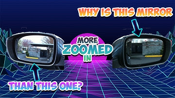 Why Is The Drivers Side Mirror More Zoomed In?