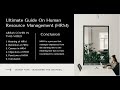 Ultimate Guide On Human Resource Management (HRM) || HR Tips 😀😀
