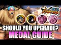 NEW Medals (WITH SETS)! Should You Upgrade? #4 - One Piece Bounty Rush