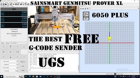 BEST CNC Router under $1800 SainSMART 6050 Plus (UGS) Setup + BEST FREE Universal G-Code Sender