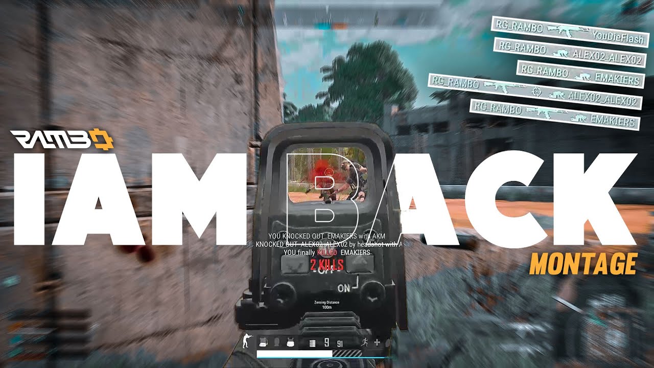 I AM BACK | Billie Eilish ❤️ ( Pubg Montage )