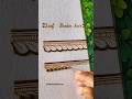 Leafy Border Mehndi Design || Easy border hack | #mehndi #border #leafmehndi #art #shorts #henna
