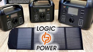 Зарядные станции LogicPower. Солнечные панели. Резервное питание в любом месте