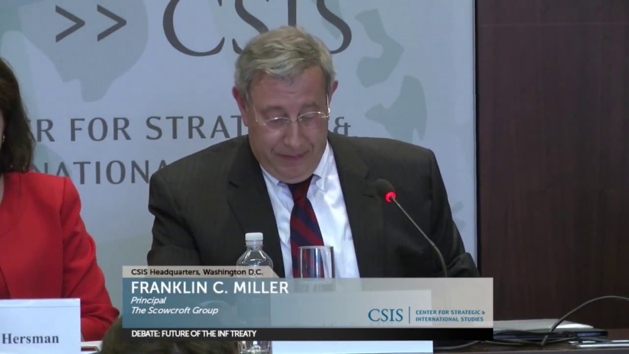 Debate: Future of the INF Treaty - YouTube