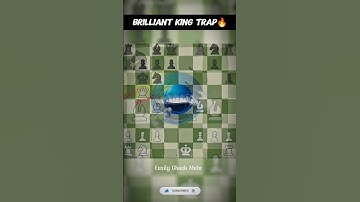 Brilliant king trap🔥🪤 #shorts #ytshorts #chess #fyp