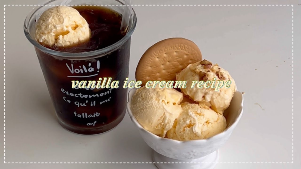 Super Easy] Recipe for the Richest Vanilla and Caramel Ice Cream 
