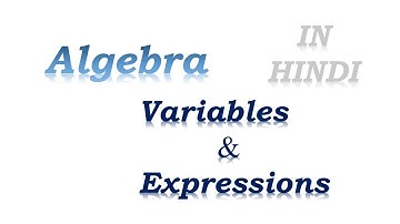 (Algebra) Variables & Expressions - Hindi/Urdu - Falak learning Tube