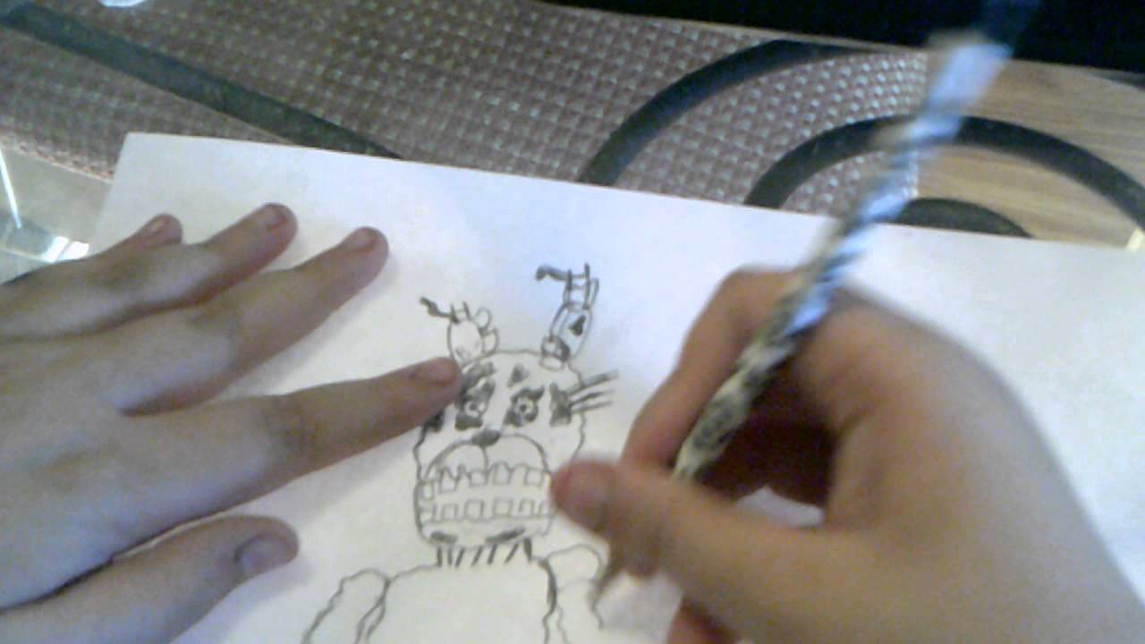 Speed Drawing of Spring Trap [FNAF] - YouTube