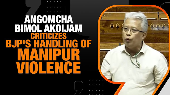 Manipur MP Angomcha Bimol Akoijam Criticizes BJP's Handling of Manipur Violence | Replugged