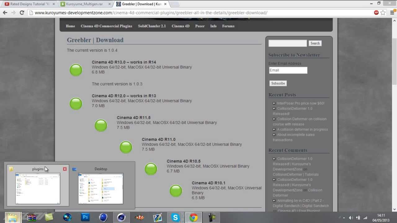 TÉLÉCHARGER THRAUSI POUR CINEMA 4D R14 THRAUSI POUR R14 TÉLÉCHARGER CINEMA 4D
