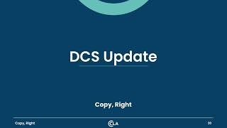 Detalles DCS Webinar - March 2025 Noticias