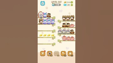 Cat Sort Puzzle: Cute Pet Game (level 207) #catsort #sonatgame #catsortpuzzle