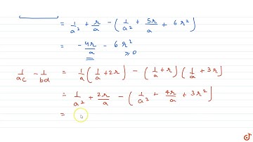 If `a, b, c` and `d` are different positive real numbers in H.P, then (A) ab  gt cd (B) ac gt b...