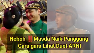 Heboh masda Naik Panggung Gara Gara Lihat Duet Arni 