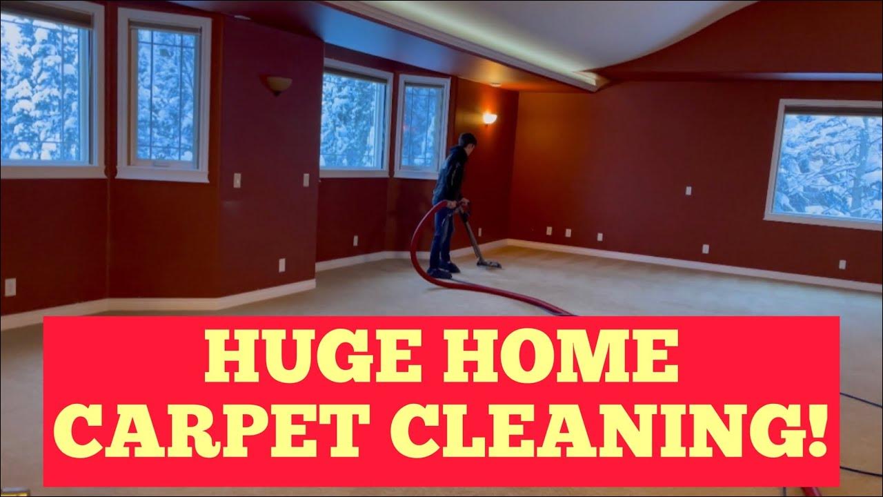 Huge home carpet cleaning by Allen Rapid Dry in Anchorage! YouTube