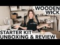 WOODEN WICK STARTER KIT UNBOXING & REVIEW | Nature Wax | + Exciting Announcement!