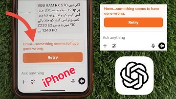 ChatGPT Error Fix on iOS | “Something Seems to Have Gone Wrong” Solution