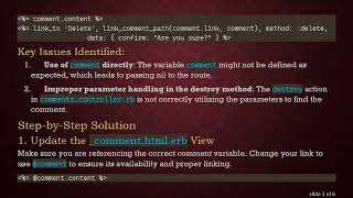Resolving the No route matches Error in Ruby on Rails for Comments Functionality Wealth
