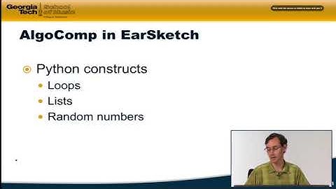 4.4 - Algorithmic Composition in EarSketch | Music Technology
