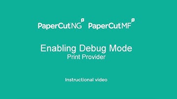 Enabling Debug Mode - Windows Print Provider