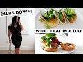 WHAT I EAT IN A DAY TO LOSE WEIGHT POSTPARTUM - 24 LBS DOWN!