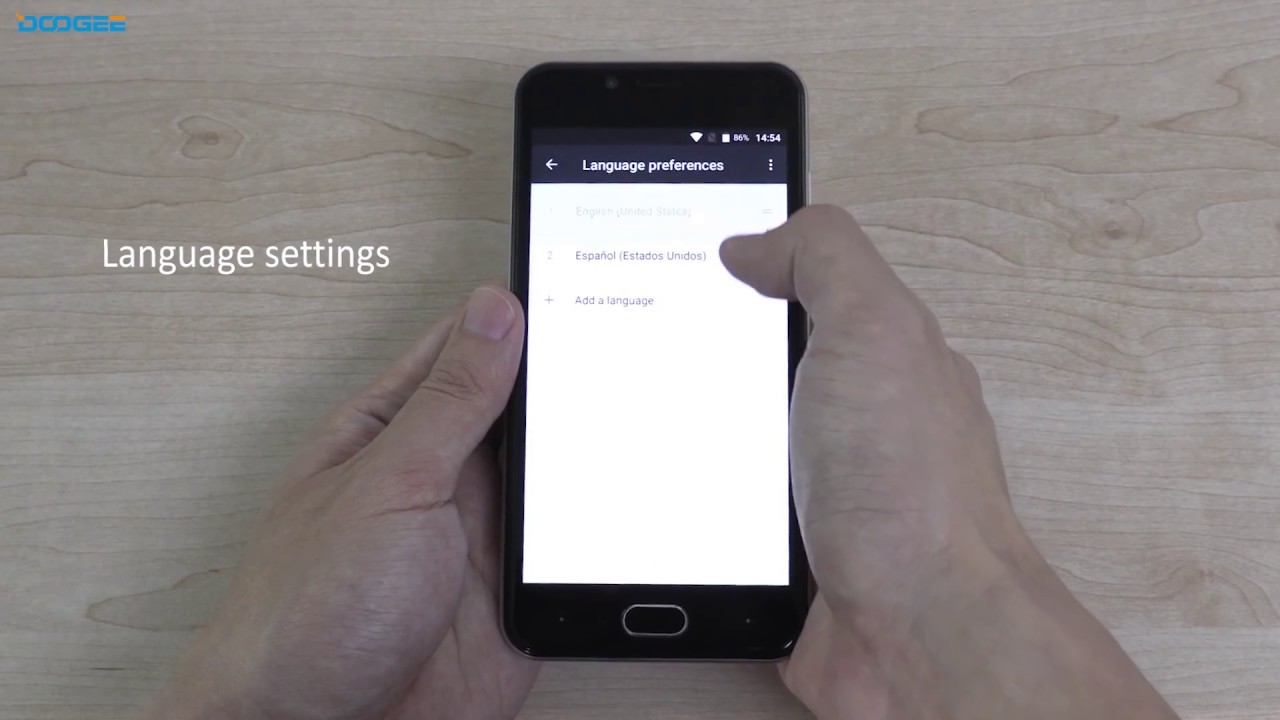 DOOGEE Shoot 2 Android Nougat 7.0