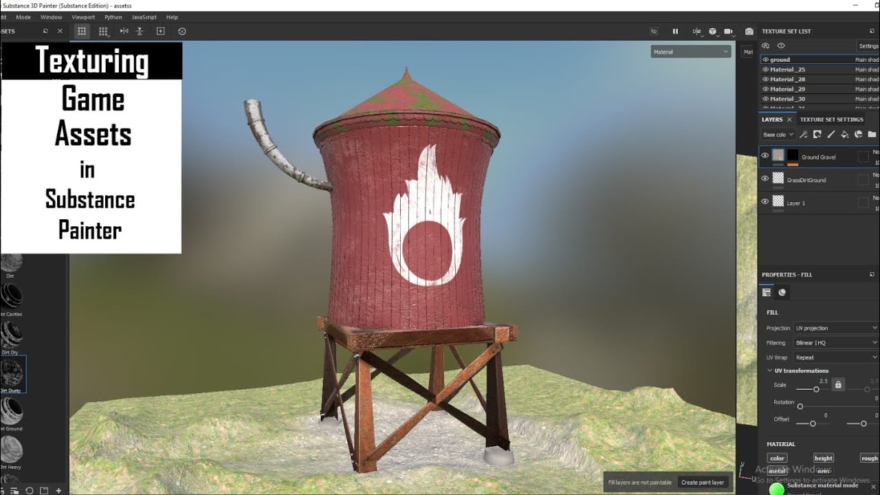 Texturing in Substance Painter | A Comprehensive Guide to Texture Game ...