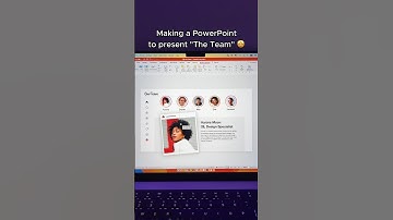 Level up your PowerPoint Design Skills to present your Team 🤩 #powerpoint #viral #shorts