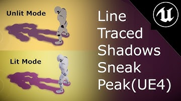Line traced shadows for mobile Ue4