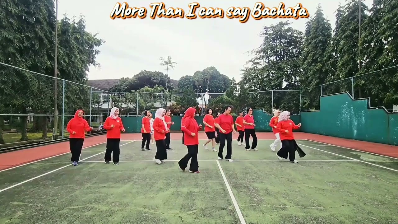 More Than I Can Say Bachata || Line Dance || Demo : Asyik Syantik SBI LD