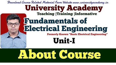 FEE1: BEE101 | BEE201 | Fundamentals of Electrical Engineering | AKTU