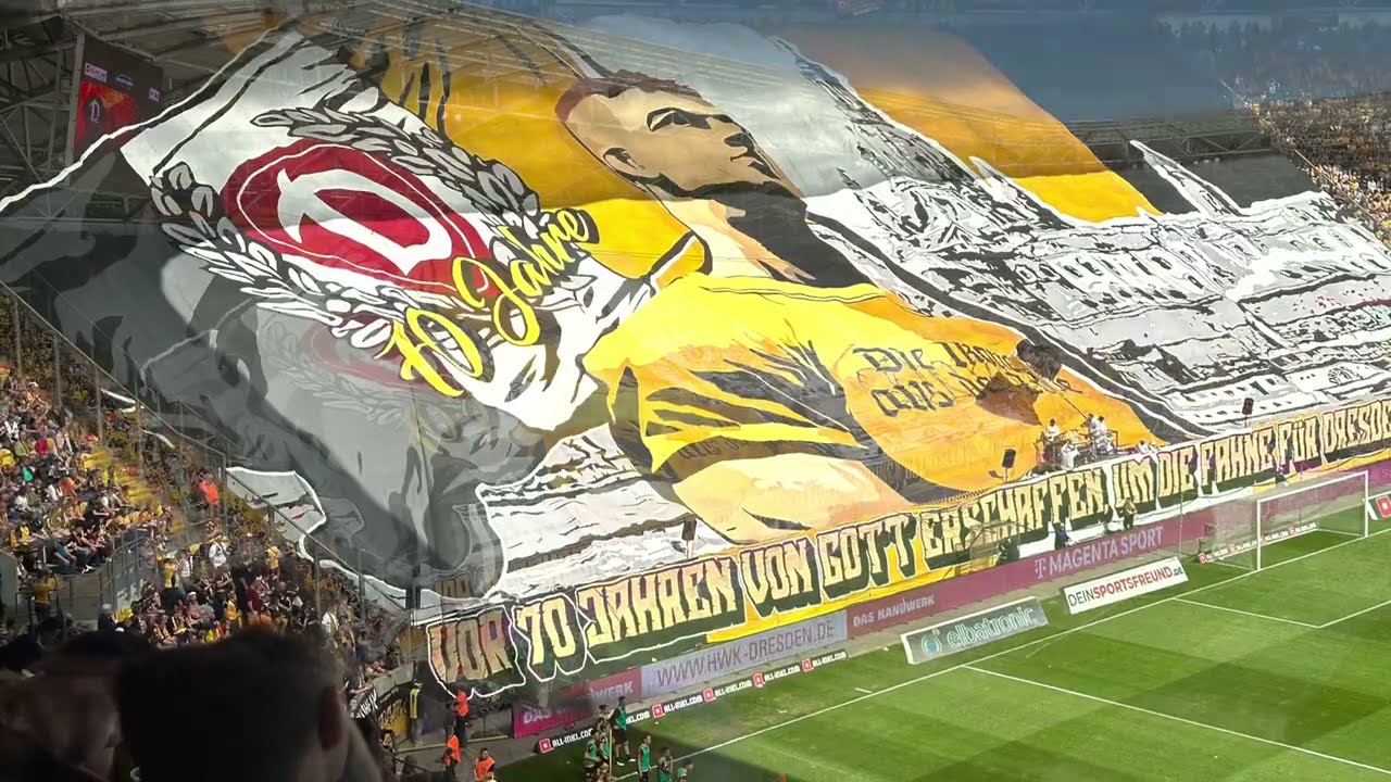 70 Jahre Dynamo Dresden vs Waldhof Mannheim