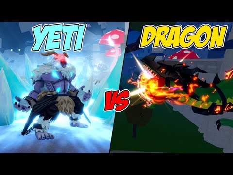 ( THIS IS NOT FAIR) YETI VS WESTERN DRAGON | BLOX FRUITS