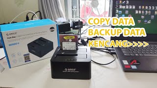 Review Hardisk Adaptor Docking Orico untuk PC, Speed Test Copy kenceng!