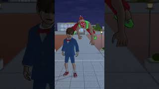 Yuta shock meet giant monster#sakuraschoolsimulator #shortvideo #monster #gaming #sss #video #horror