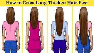 How to Grow Long Thicken Hair| Egg, Aloe Vera Gel, Olive, Coconut Oil to Get Long Hair, No Hair Fall