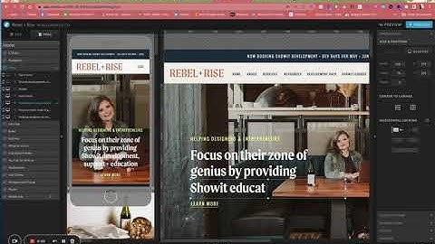 Showit Tutorial | Locking Elements and New Key Commands