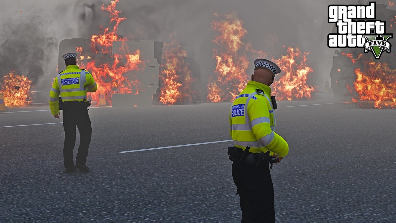A Major Motorway Incident! | UK Police Mod | GTA 5