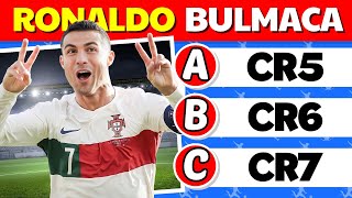 RONALDO BULMACA⚽️🥇Cristiano Ronaldo'yu Ne Kadar İyi Tanıyorsun? Futbol Bulmaca, Futbol Testi