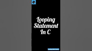 Looping Statement in C #coding #cprogramming #viral #shots