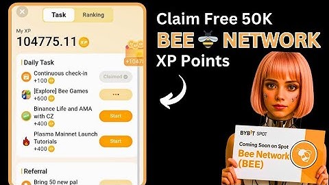 Claim Bee XP Points 🔥 | Bee Network Wallet Setup & How to Withdraw BEE!